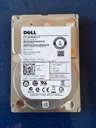 Disco duro HDD DELL 2.5" de 1TB