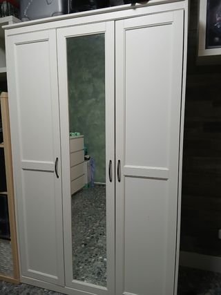 Armario SONGESAND blanco 120x60x191