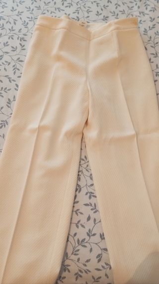 Traje mujer El Corte Inglés beige t.42