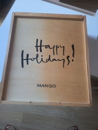 Caja madera Mango - Decorativa