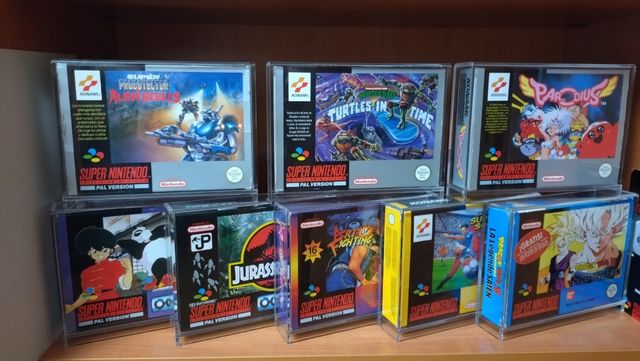 Acrílicas para juegos NES, SNES, N64, PSX, PS2, GC