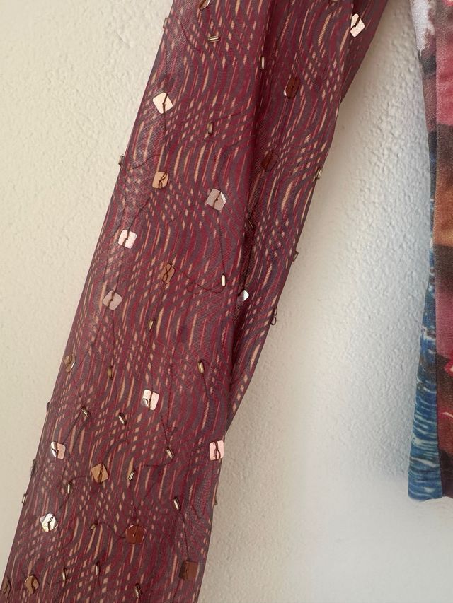 Camiseta Jane Doe vintage multicolor