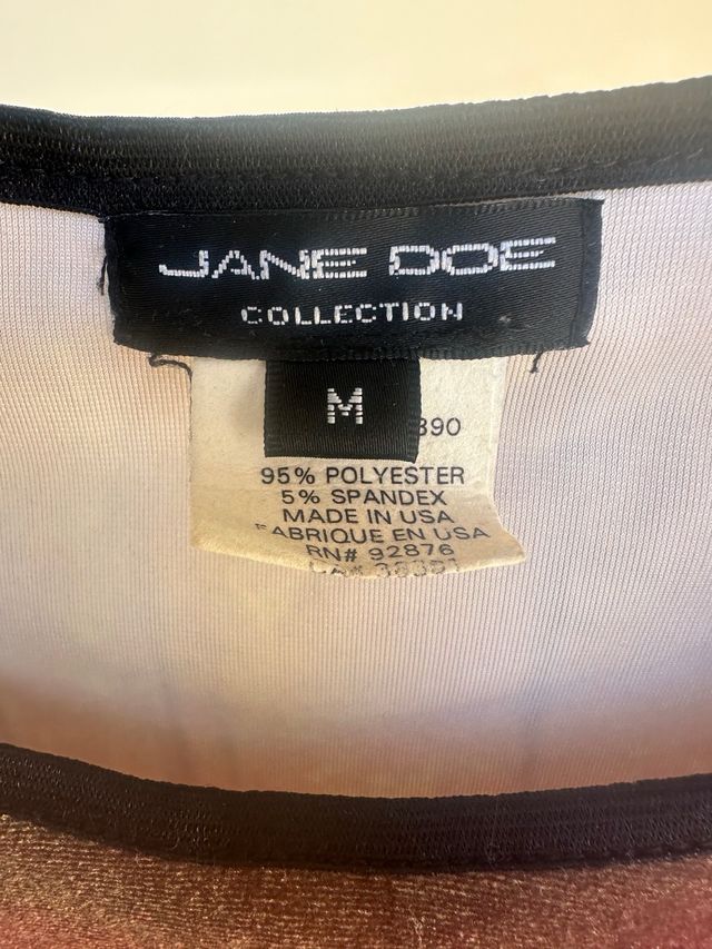 Camiseta Jane Doe vintage multicolor