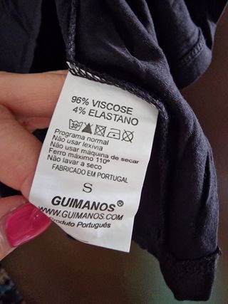 Blusa negra 3/4 manga - GMS