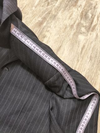 Traje hombre raya diplomática