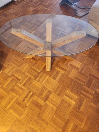 Mesa centro cristal JYSK