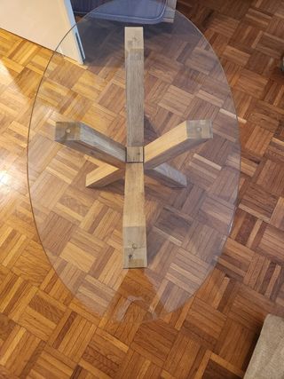 Mesa centro cristal JYSK
