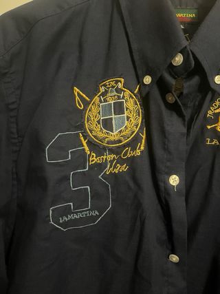 Camisa LA MARTINA XXL Azul 
