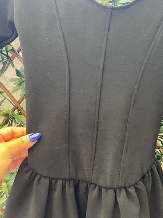 Vestido negro Zara - Talla S