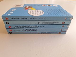Pack 5 libros. Las aventuras del Capitán Calzoncil