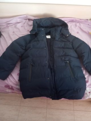Cazadora plumas azul - Talla L