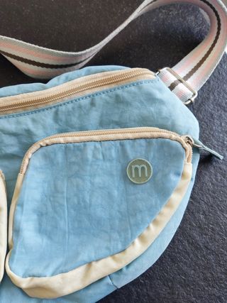 Bolso bandolera azul claro
