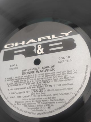 Vinilo 2 LPs The Original Soul of Dionne Warwick 