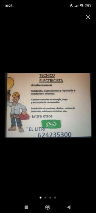 ELECTRICISTA ECONÓMICO 24H ACTIVO,PULPI O CERCANIA