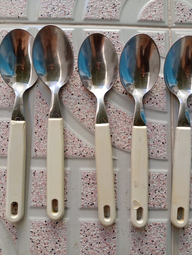 Cubiertos acero inoxidable