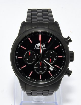 Reloj Lotus Cronógrafo Negro