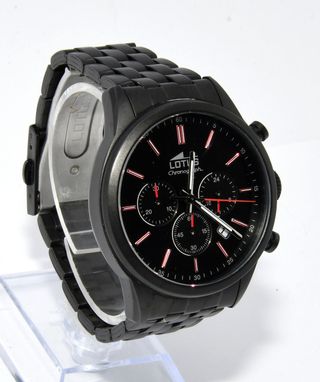 Reloj Lotus Cronógrafo Negro