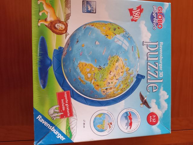 Globo terráqueo 3D Ravensburger 180 piezas