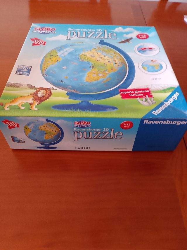 Globo terráqueo 3D Ravensburger 180 piezas