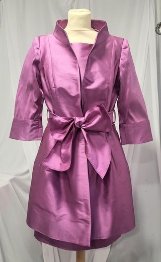 Traje chaqueta y vestido-Sonia Peña