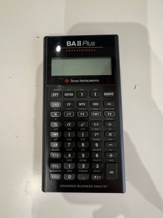Calculadora Texas Instruments BA II Plus