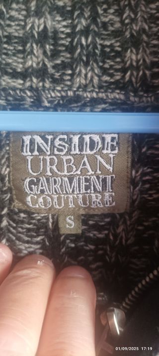 Jersey Urban Garment Couture - Negro/Gris