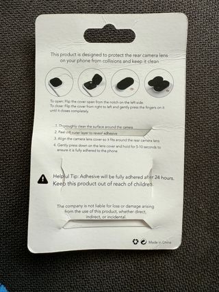 Protector de cámara para iPhone X14