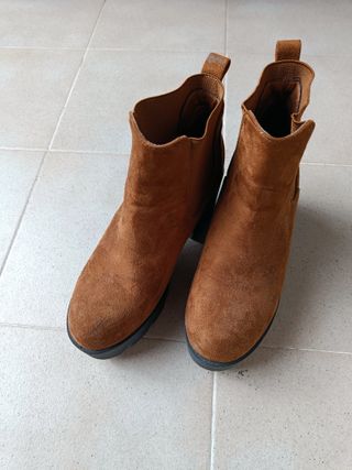 Botines mujer marrón