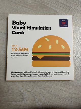 Tarjetas Estimulación Visual Bebé 