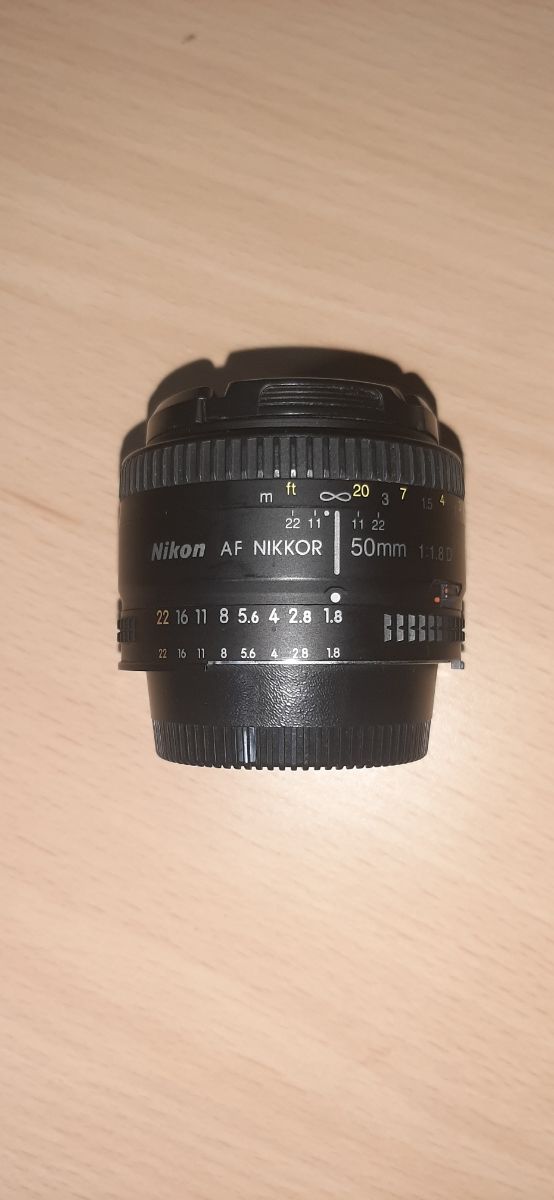 Objetivo Nikon AF Nikkor 50mm 1:1.8D