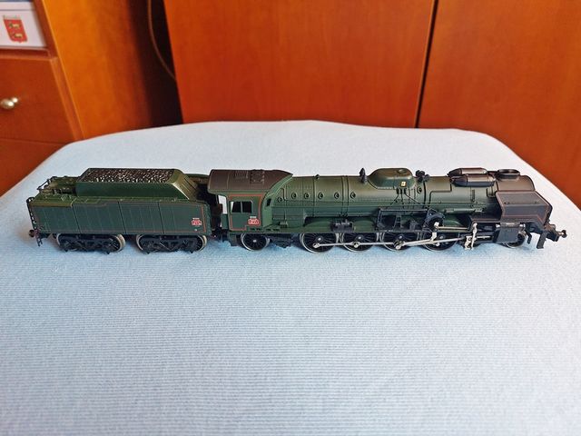 Locomotora vapor H0 Jouef 241 SNCF analógica CC