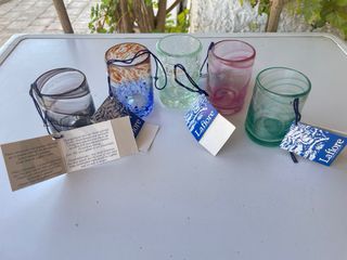 Vasos La Fiore, vidrio soplado- 12€ la unidad