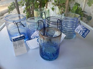 Vasos La Fiore, vidrio soplado- 12€ la unidad