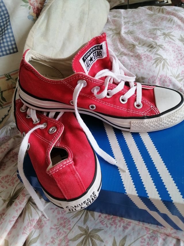 Converse All Star basse rosse
