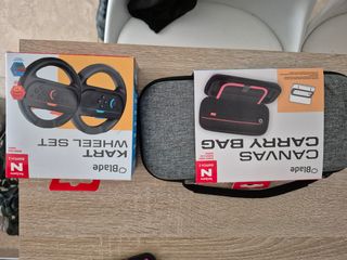 Oblade - Volante Kart + Funda Switch
