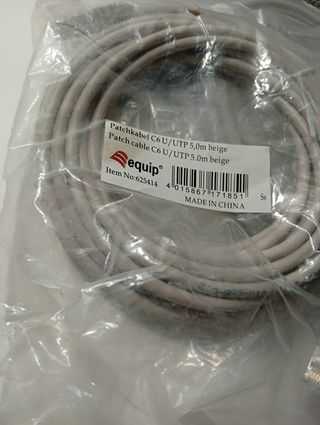 3 Cables red Cat.6 3GO - 5m lote