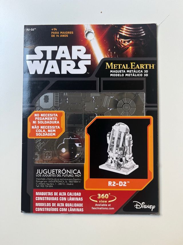 Modello in metallo R2-D2 Metal Earth Star Wars