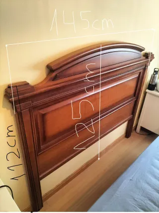 Cabecero madera maciza 145x125cm