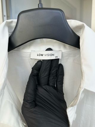 Camisa blanca algodón