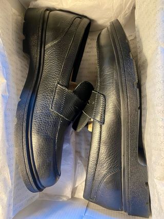 Geox Spherica 43 - Mocasines negros y crema