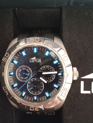 Reloj Lotus Hombre - Azul Plata
