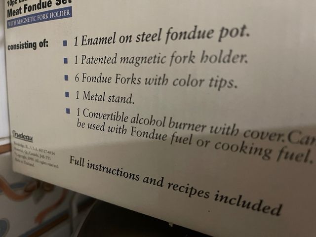 Juego Fondue Trudeau - 10 piezas