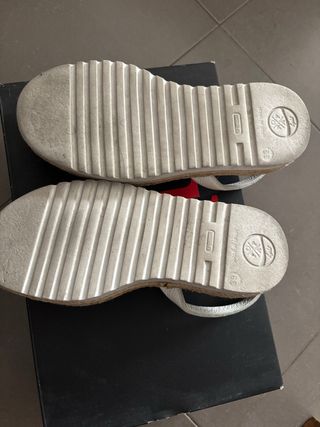 Sandalias blancas verano