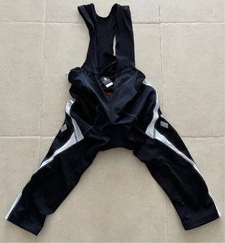 Culote ciclismo Etxeondo negro-blanco