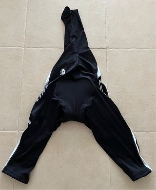 Culote ciclismo Etxeondo negro-blanco