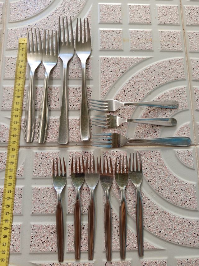 Cuberterías acero inoxidable