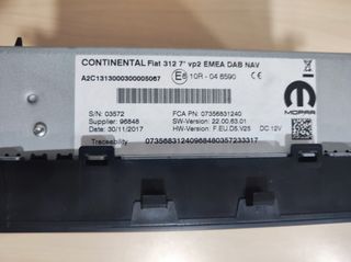 Radio navegador Abarth 595 Fiat 500
