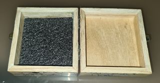 Caja madera personalizada  vintage floral