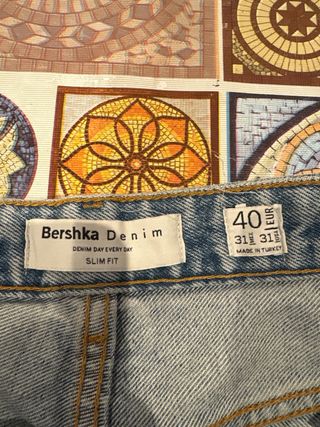 Shorts Bershka rotos azules