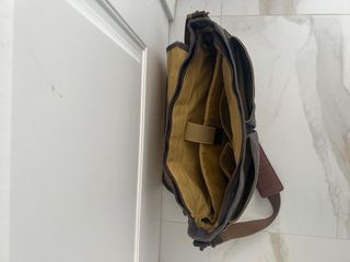Bolso bandolera hombre marrón-gris